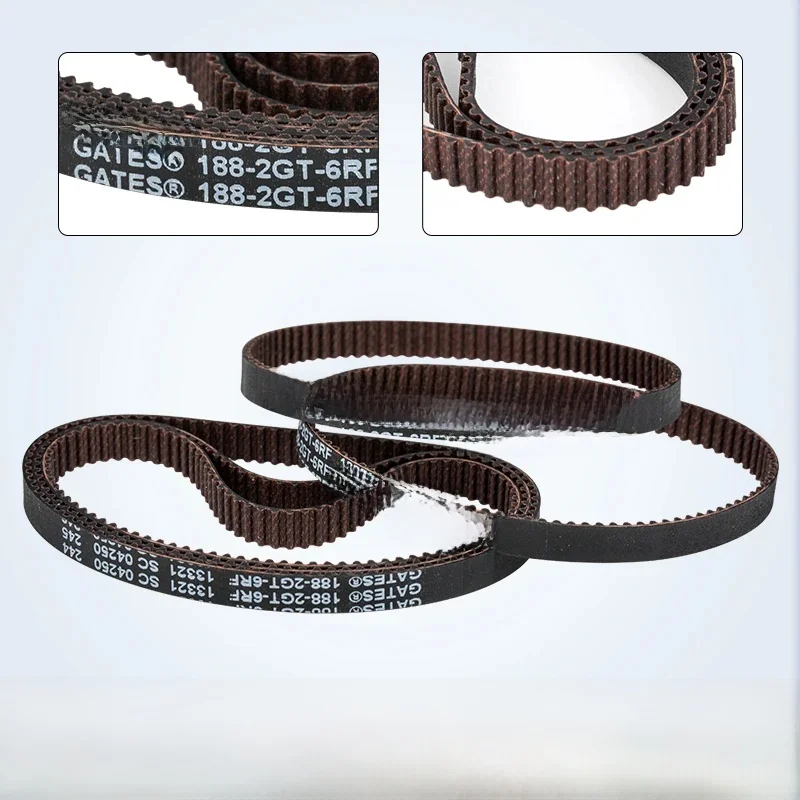 4 SZTUK VORON GATES-188-2GT-6RF Pas synchroniczny z zamkniętą pętlą GT2 Szerokość 6 mm L188 mm Pętla paska rozrządu Odporne na zużycie części drukarki 3D — zdjęcie produktu 7