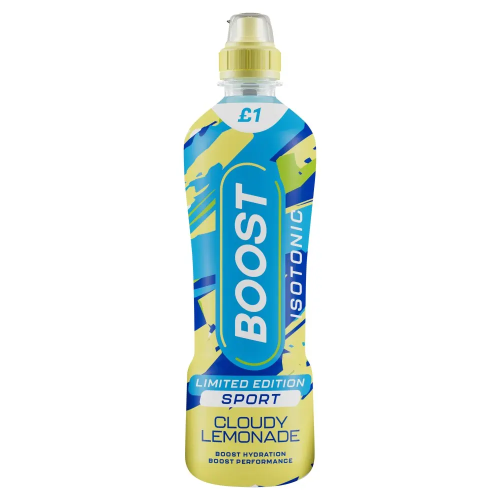 Boost Isotonic Limited Edition Sport Cloudy Lemonade Pack of 12 x 500ml