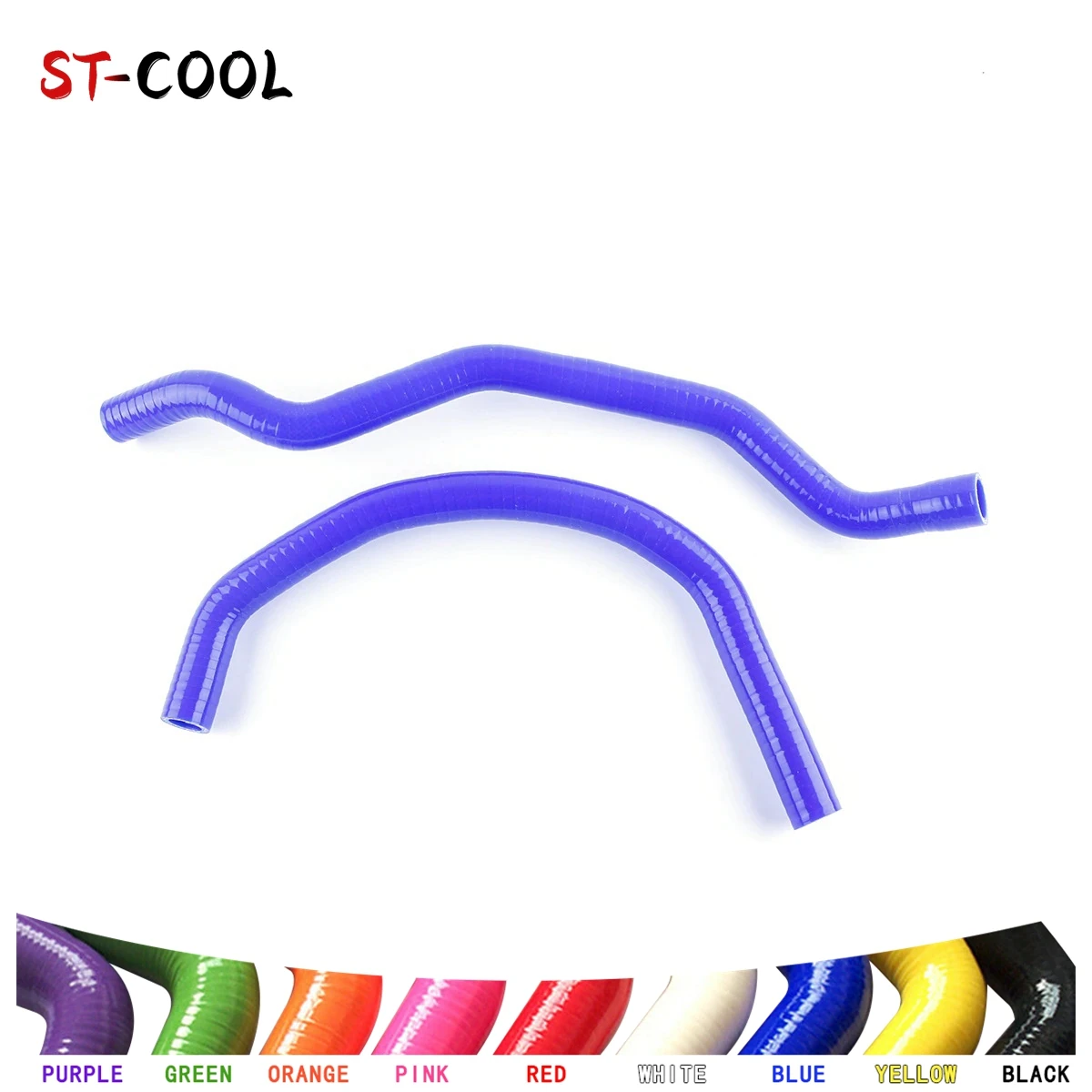 For 1987-2006 Yamaha Banshee 350 YFZ YFZ350 1988 1989 1990 1991 Coolant Radiator Hoses Kit Silicone Tubes Pipes 2Pcs 10 Colors