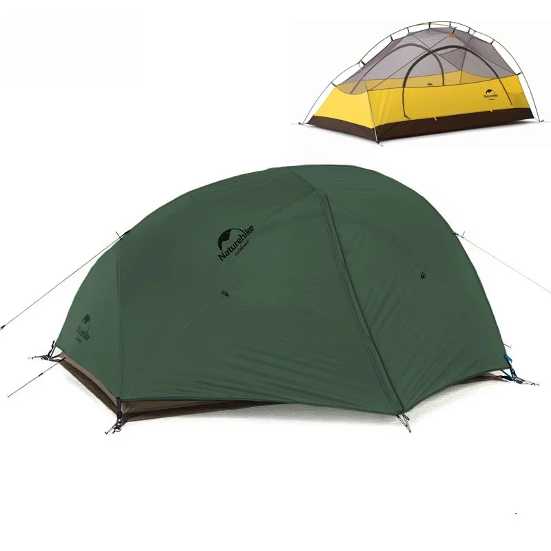 Naturehike Star River kampeertent Ultralichte tweepersoons waterdichte backpacktenten Dubbele deur Outdoor wandelen 3-seizoenen tent - afbeelding 2