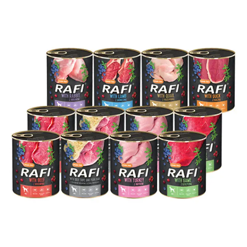 Rafi 24x800g mix Wet dog food