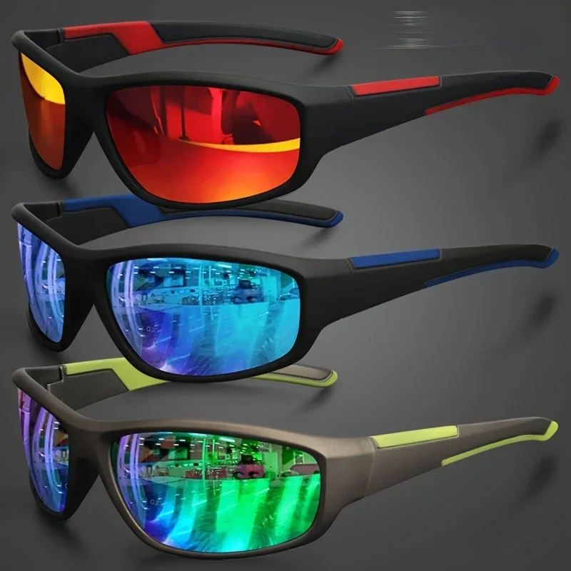 AliExpress VEGUEROS Sports Polarized Sunglasses for Men Lightweight Night Vision Male Shades Cycling Driving Fishing Fashion Mirror Sunglass UV400