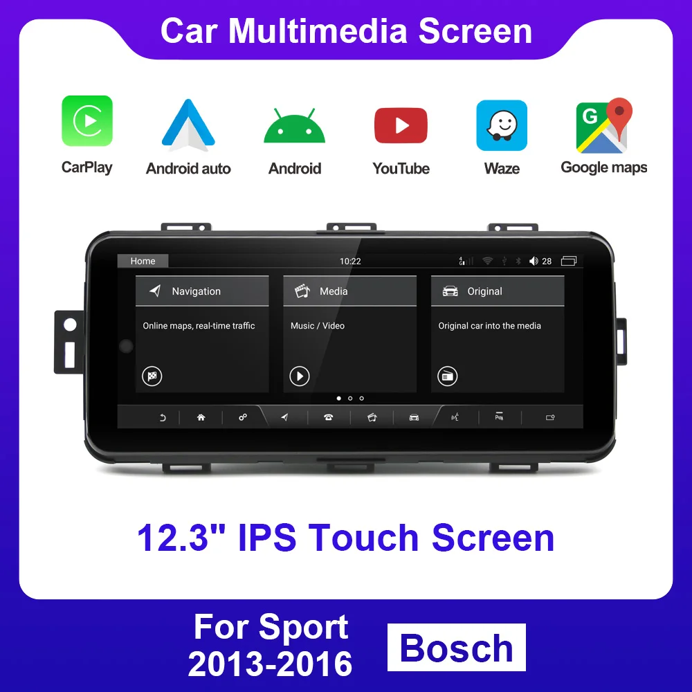 

Android11.0 12.3'' Multimedia System DVD Radios Navigation GPS For Range Rover Sports L494 Bosch System 2013-2016