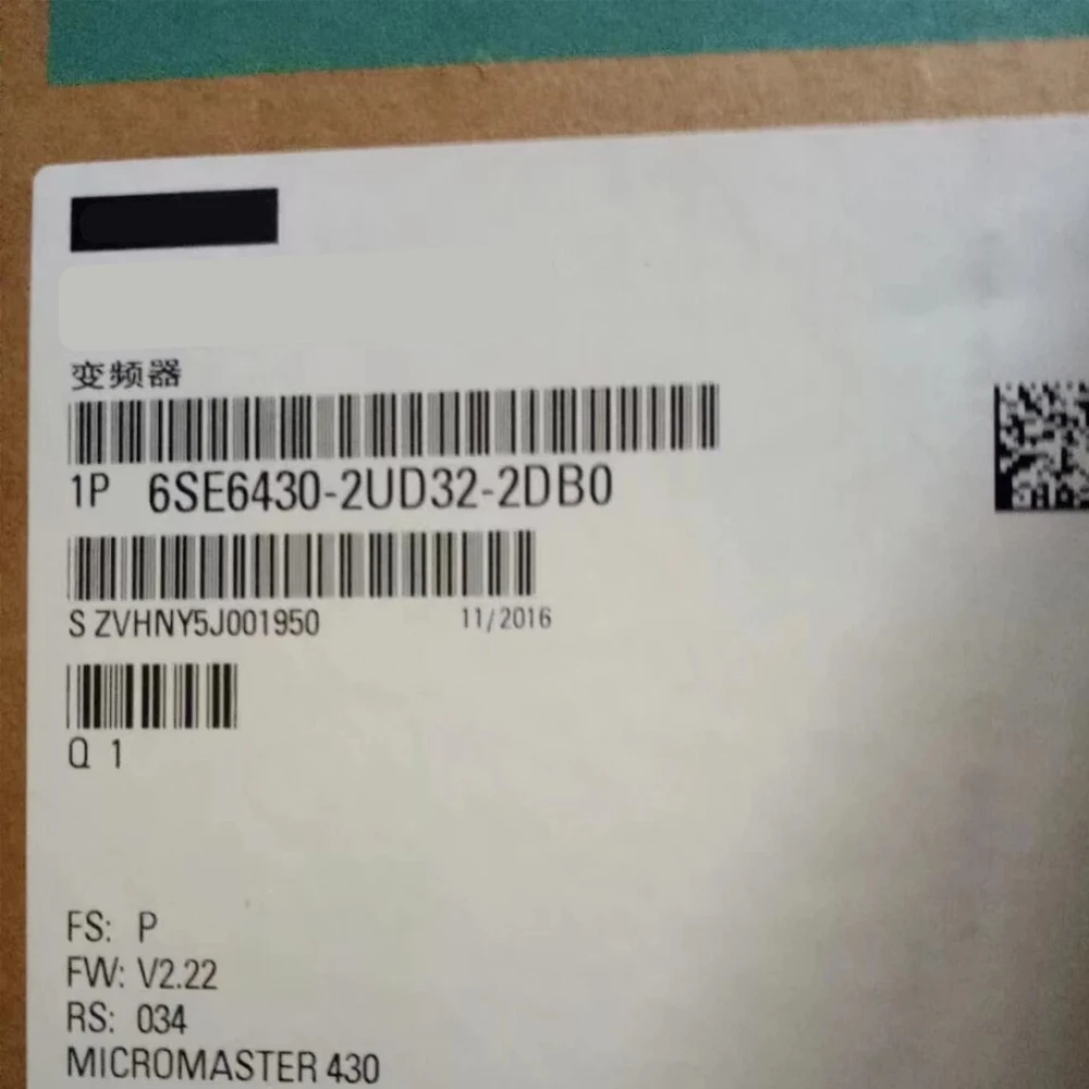 

Brand New 6SE6430-2UD32-2DB0 6SE6400-0BE00-0AA1 6SE6400-7AA00-0BA0 6SE6400-4BD11-0AA0 6SE6400-0EN00-0AA0 6SE6400-0BP00-0AA0