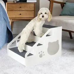 Dog Stair Ladder Pet Supplies Anti Slip Dog Step Dog Climbing Ladder Dog Ramp Ladder for Cars Bed Older Cats Small Dogs Kitten