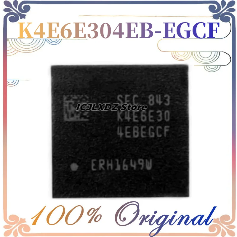 1pcs/lot New Original K4E6E304EB-EGCF K4E6E304EB EGCF FBGA178 2GB LPDDR3 2G Flash Memory IC Chipset With Balls  In Stock