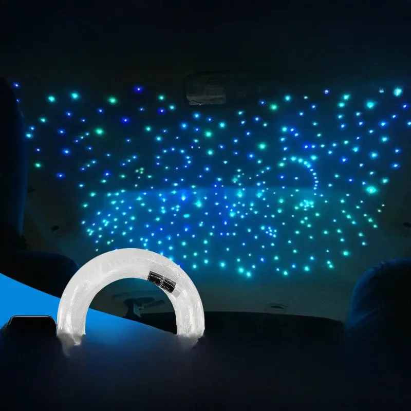 16W Twinkle Sterrenhemel Auto Ster Plafondlamp Glasvezel Licht Led Ster Dak Starlight Headliner Kit Auto Home decor - afbeelding 2
