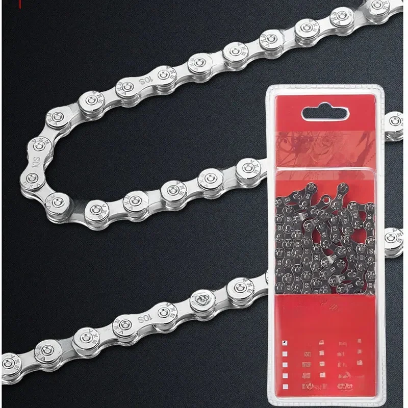 AliExpress TOOPRE 6/7/8-Speed Bicycle Chain, 116 Links Steel High Strength Bike Derailleur Chain for 6/7/8-Gear Road Mountain Bicycle