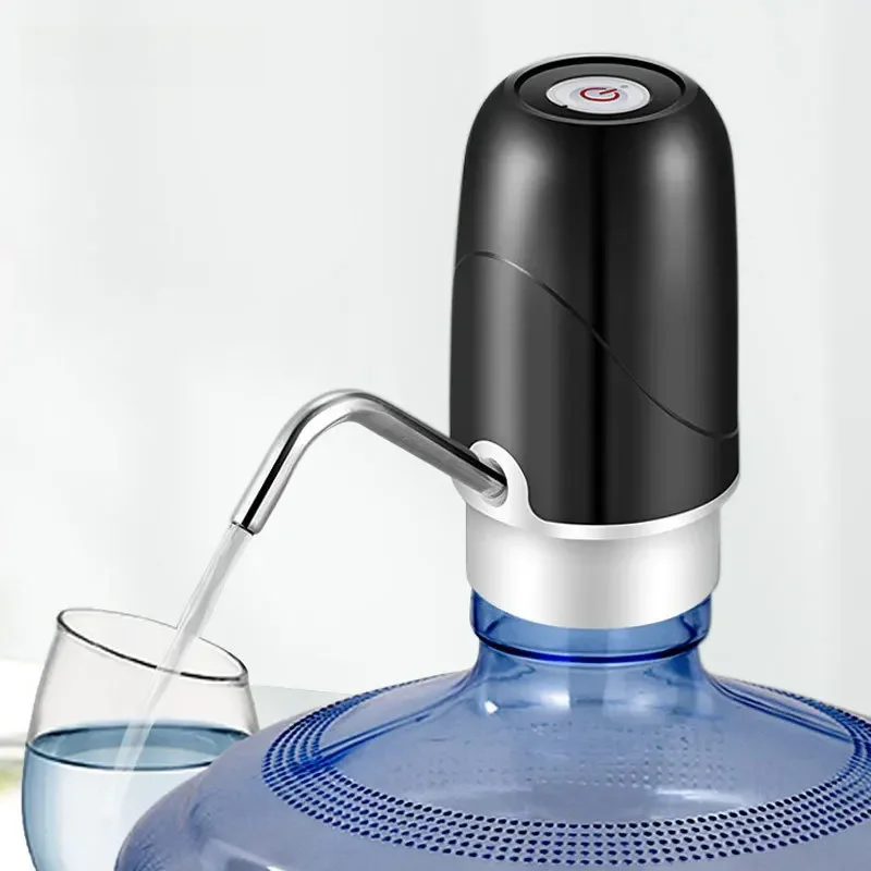 Mini pompe électrique à baril pour bouteille de liquide, charge USB, distributeur d'eau potable domestique portable automatique
