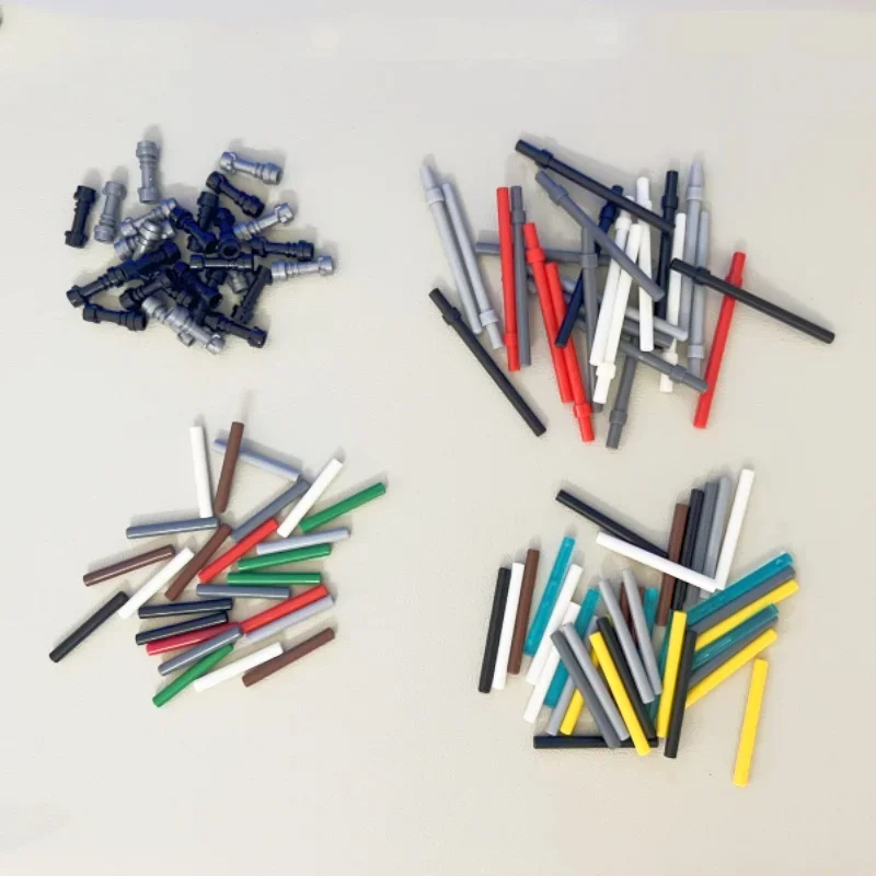 20 pièces 30374 87994 63965 64567 Bar 3L 4L 6L avec anneau d'arrêt briques jouets pour blocs de construction techniques jouets pour enfants cadeau