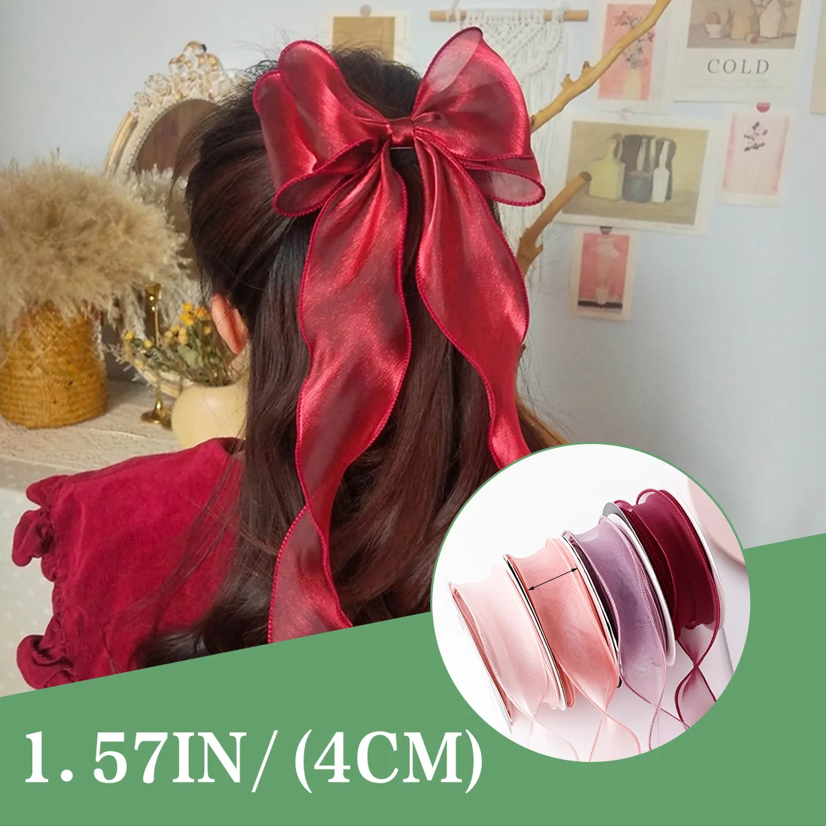 Roll Frayed Edged Chiffon Silk Ribbon Handmade For Wedding Invitation Wrapping Bridal Bouquets Birthday Party Decoration