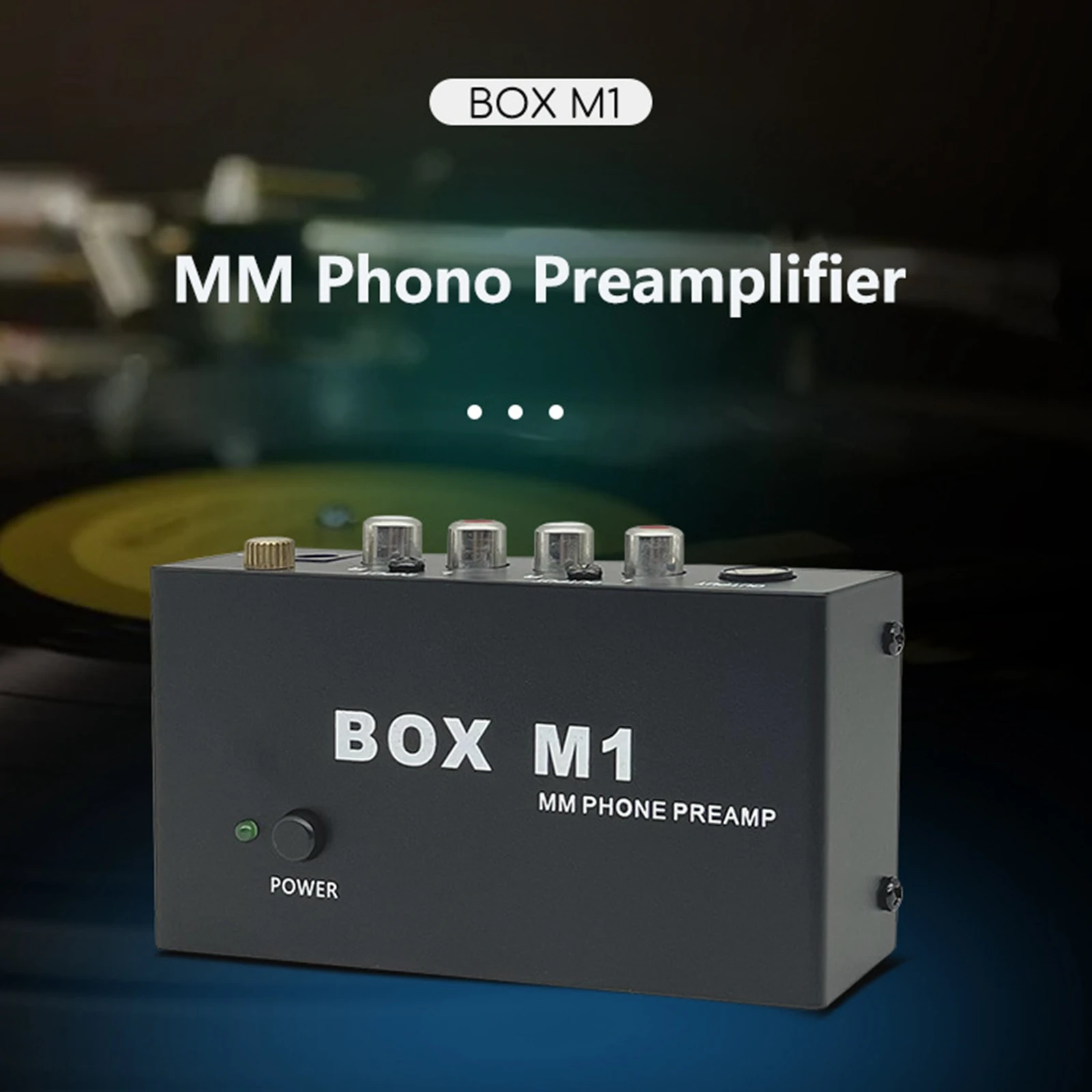 

Exquisite-Box M1 фонокорректор предусилитель фонографический предусилитель для мини-стерео проигрывателей фонограф с усилителем для наушников