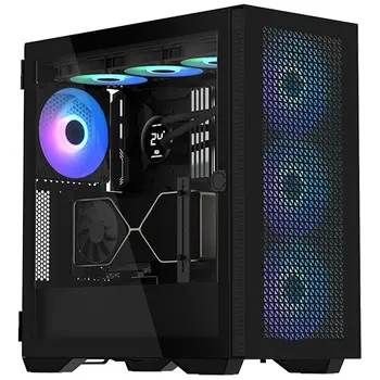 데이븐 DAVEN V200 미니타워 컴퓨터 PC 케이스 (블랙)
