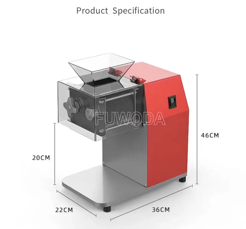 110V/220V Electric Meat Slicer Vegetable Cutter Shred Machine Commercial Meat Cutter Shredded 850W Meat Machine