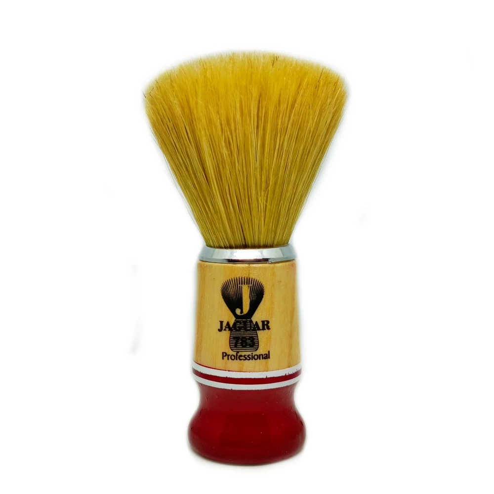 Cepillo de afeitar de cerdas de jabalí profesional Jaguar 783, nudos de 24mm, mango de madera, tamaño profesional, alta calidad, opciones de Color