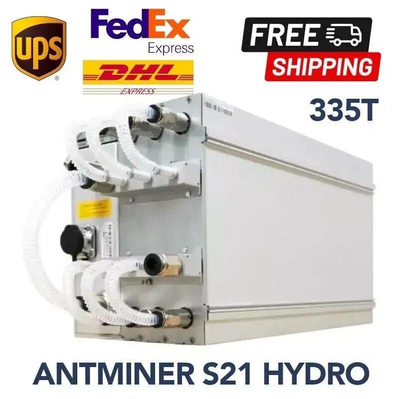 CH Summer offer!!  BUY 5 GET 2 FREE BRAND NEW Bitmain Antminer S21 Hydro 335T Btc Bch - Brand New W/ Warranty