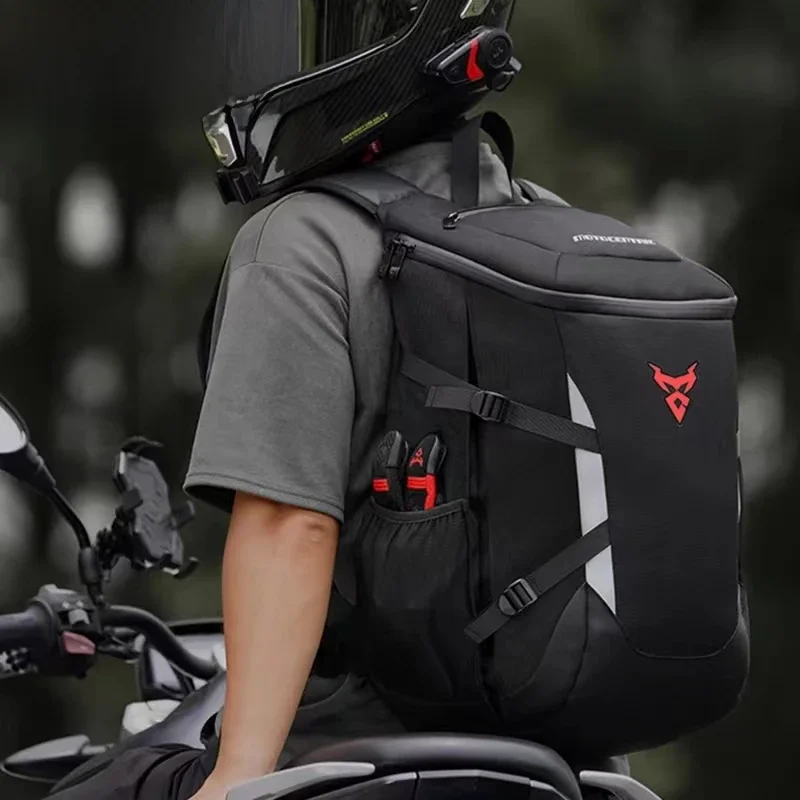 AliExpress MOTOCENTRIC Motorcycle Bag Waterproof Cycling Helmet Backpack Motocross Racing Computer Backpack Portable Universal Traveling Knapsack