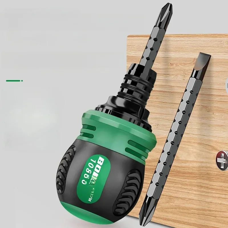 High quality ratchet screwdriver set with multifunctional adjustable inner cross shaped triangular plum blossom shaped screwdriv