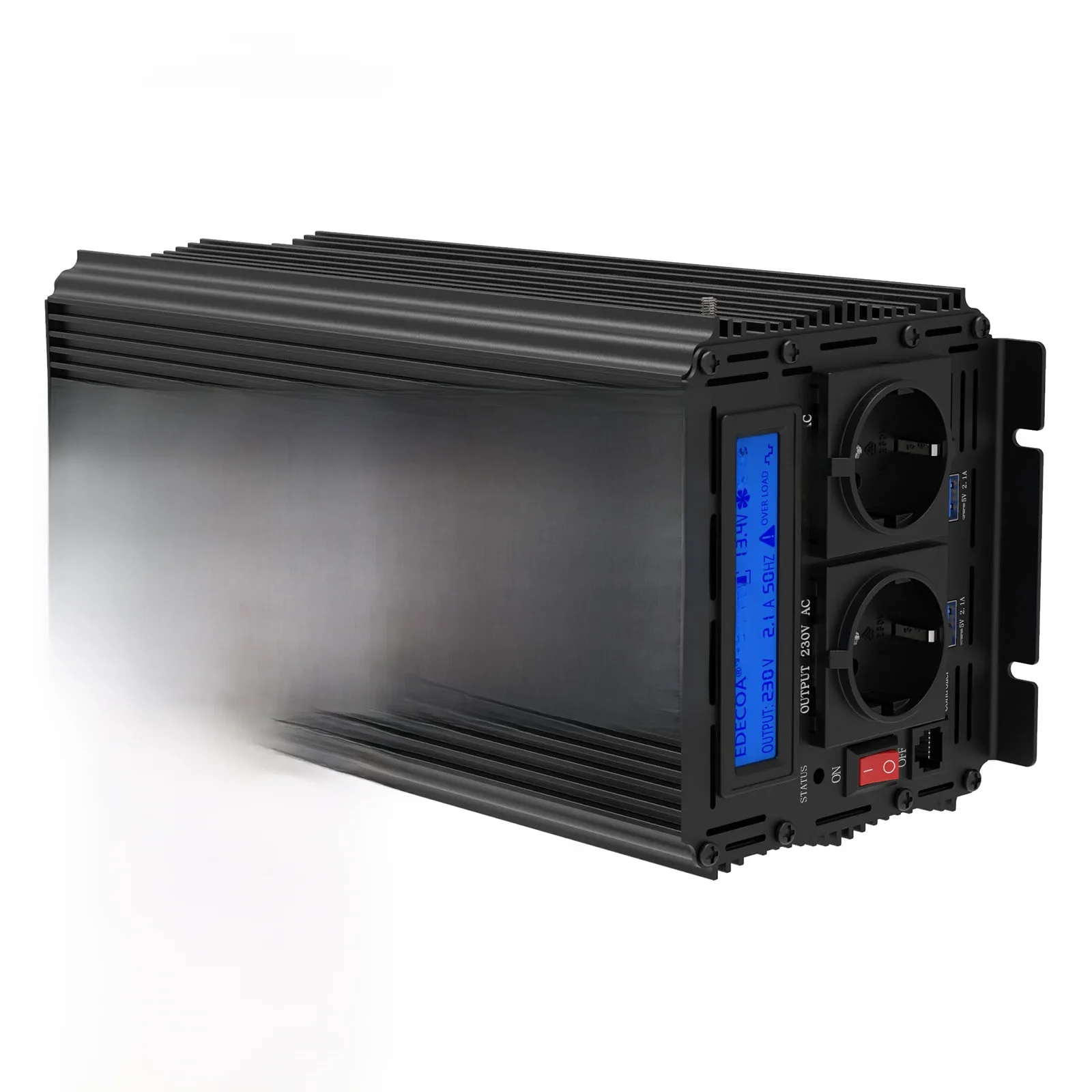 EDECOA 3000W DC 12V 24V naar AC 220V 230V converter gemodificeerde sinusomvormer 3KW off grid transformator voor auto thuis solar - afbeelding 2