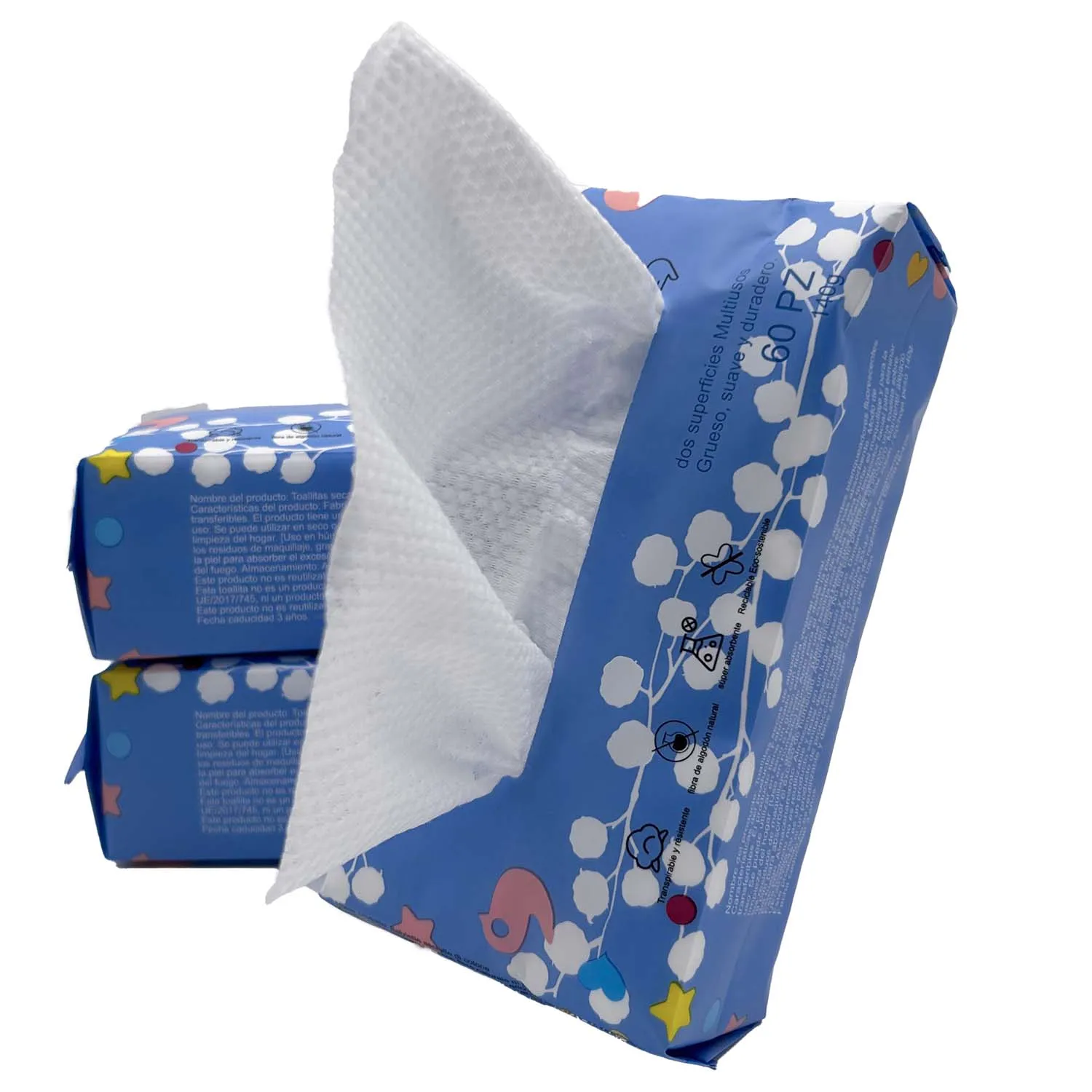 Various Toallas Desechables Secas de 100% Algodón,Toallitas Facial de Belleza Natural y Biodegradable Para Bebés, Viajes Familiares Maquillaje, Ideal Para Todo Tipo De Piel(20 x 20cm, 60 pcs,180pcs,360pcs,720pcs)