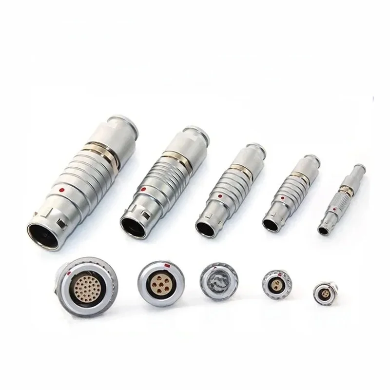 00B 0B 1B 2B 3B FGG EI Zelfsluitende connectoren Precisie waterdichte connectoren 2-16-pins metalen push-pull luchtvaartstekkerdoos - afbeelding 2