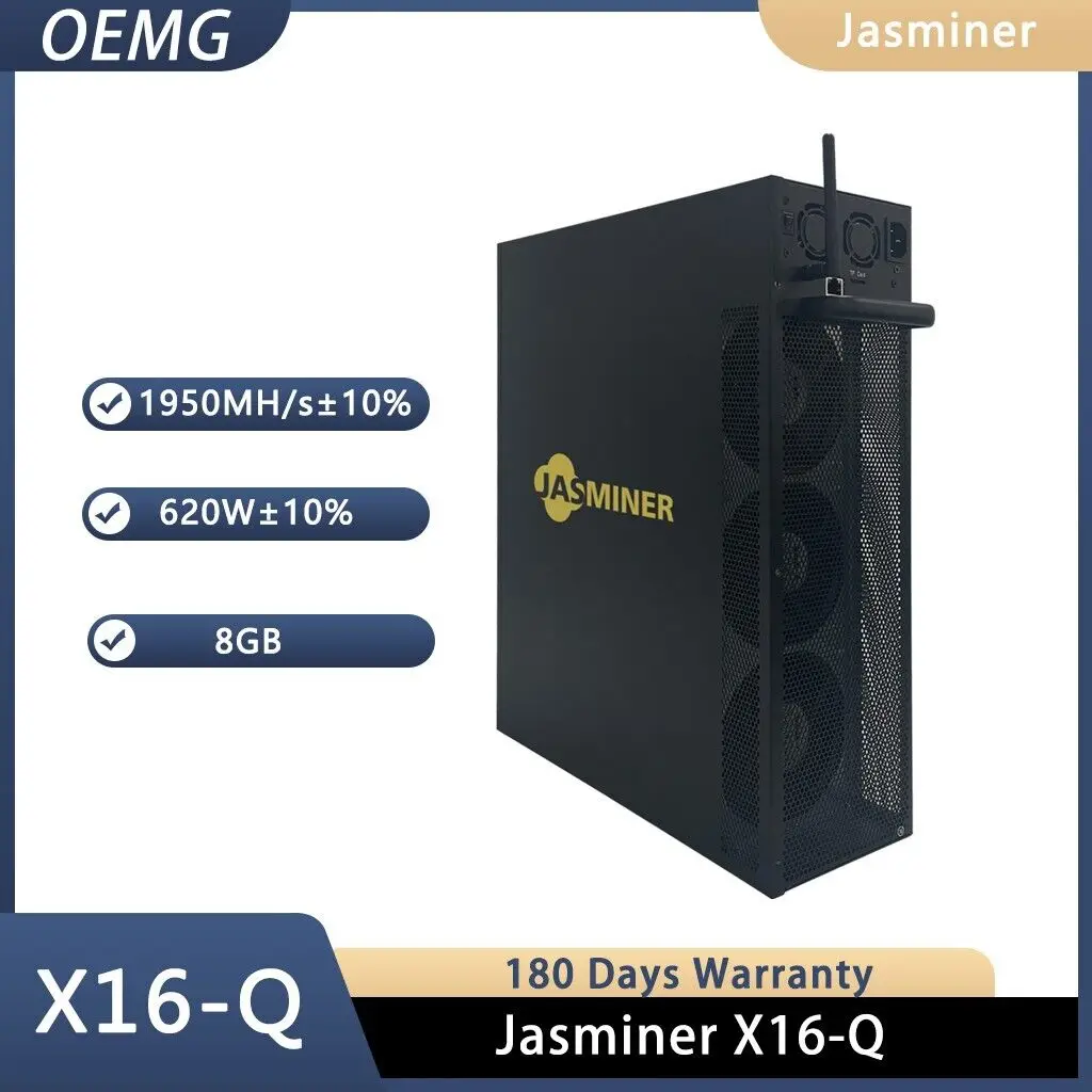 

JASMINER X16-Q ETC OCTA Miner 1950MH 620W 8G Высокотихий сервер Wi-Fi с блоком питания