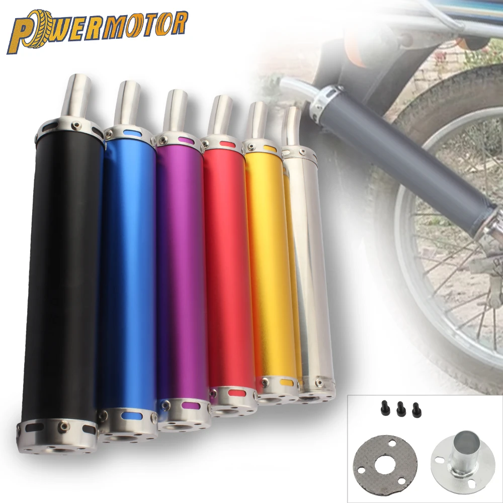 Sports Exhausts for Motorcycle Accessories Exhaust Pipe Universal for KTM Yamaha Kawasaki Honda BMW Color Muffler Street Fashio