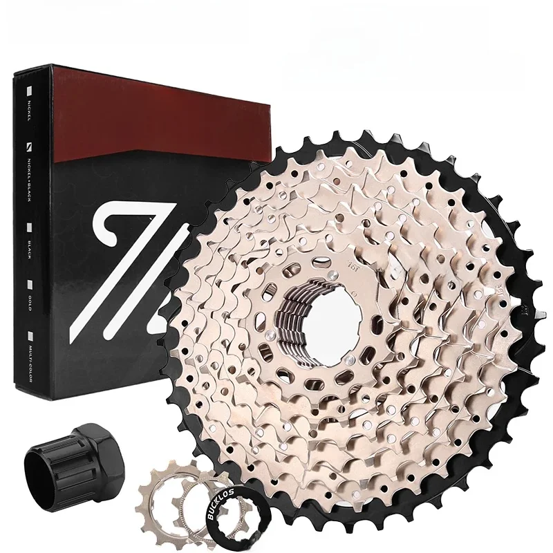 AliExpress BUCKLOS Bicycle Cassette 9 speed MTB cassette K7 Road Bike Freewheel 25T 28T 32T 34T 36T 40T 9V Bike Cassettes Flywheel For HG