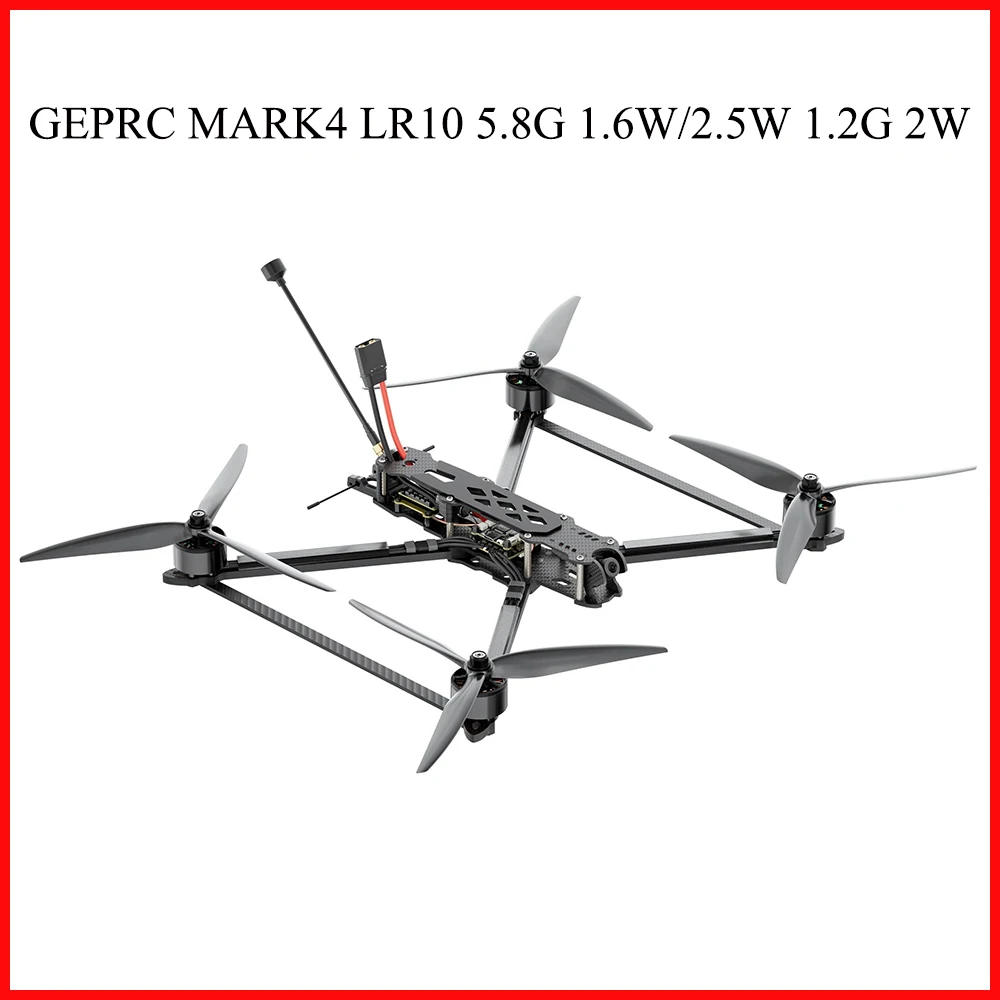 

Дрон GEPRC MARK4 LR10 с 10-дюймовым дисплеем FPV и поддержкой двигателя EM3115 5,8 кв, 1,6 мАч, 5,8 Г, 2,5 Вт, 1,2 г, 8000 г, 2 Вт