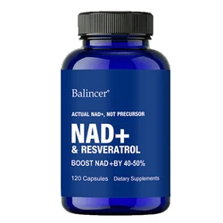 NAD Supplements, Supplements with Resveratrol + Vitamin B3, Nad Plus Boost Supplements - Supports Cellular Health