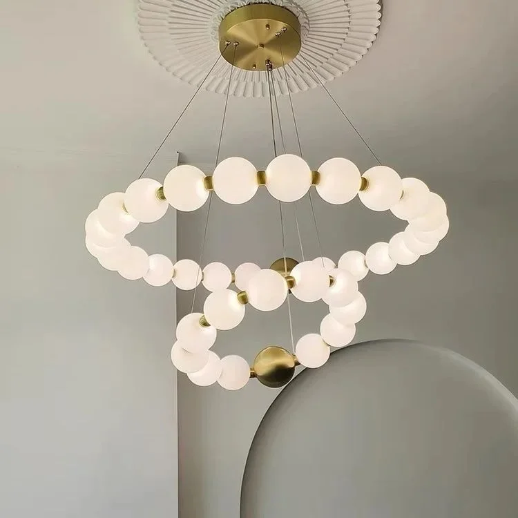 Nowoczesne lampy sufitowe LED do sypialni, dekoracyjne lampy wiszące do jadalni, oświetlenie wewnętrzne, oświetlenie wnętrz, lampa sufitowa, żyrandol — 2
