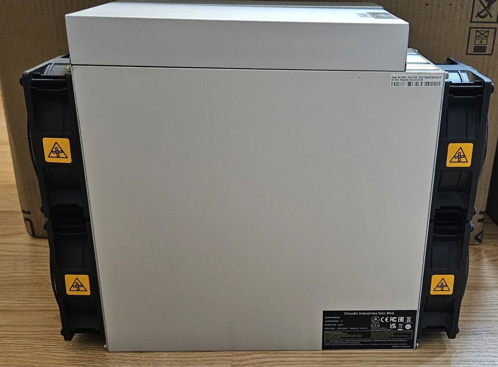 

TT BUY NOW Bitmain Antminer L7 9.3Gh Scrypt DOGE (Dogecoin) LTC (Litecoin)
