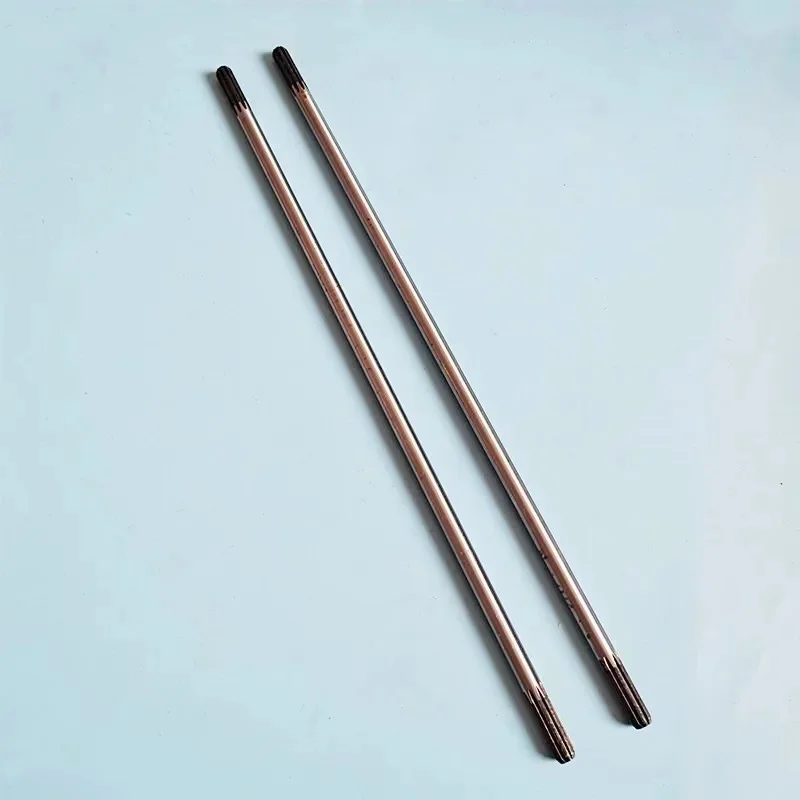 9 zębów (średnica 8mm) wał napędowy do rury 26mm lub 28mm, przycinarka do trawy, ręczna mini koparka, długość 530mm — zdjęcie 2