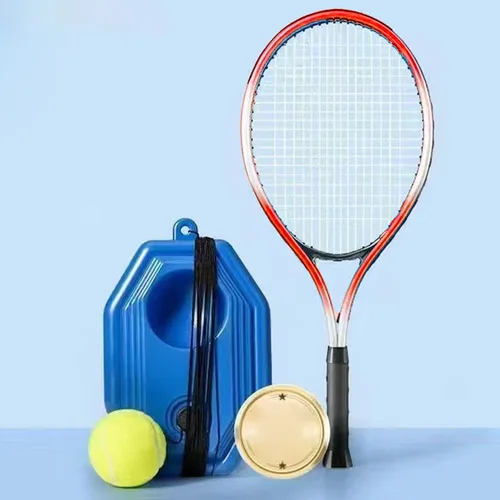Imagen 2 del producto Entrenador de tenis, pelota de rebote, equipo de entrenamiento individual para principiantes, ejercicio de un solo jugador, autopráctica para parque, jardín, patio trasero