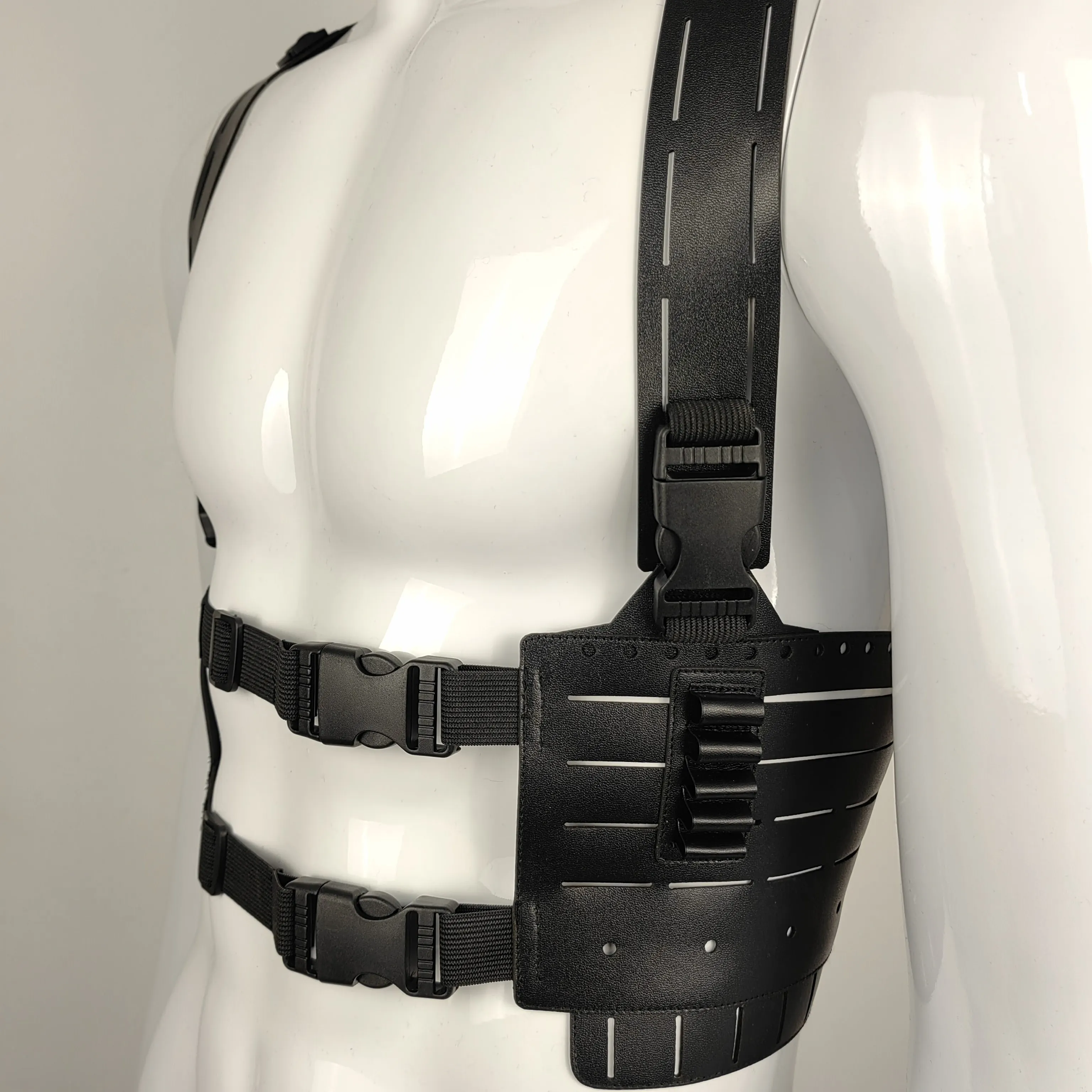 QX Tactical Shoulder Harness Adjustable Vest Strap Quick Release Cosplay Gear Accessory Outdoor Sports Training Apparel - view 5