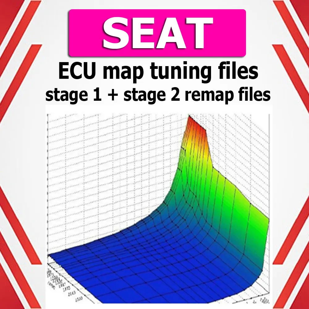 Car Repair Tool Diagnostic Automobiles Seat ECU Map Tuning Files Stage 1 + Stage 2 Remap Files repair ecu car power