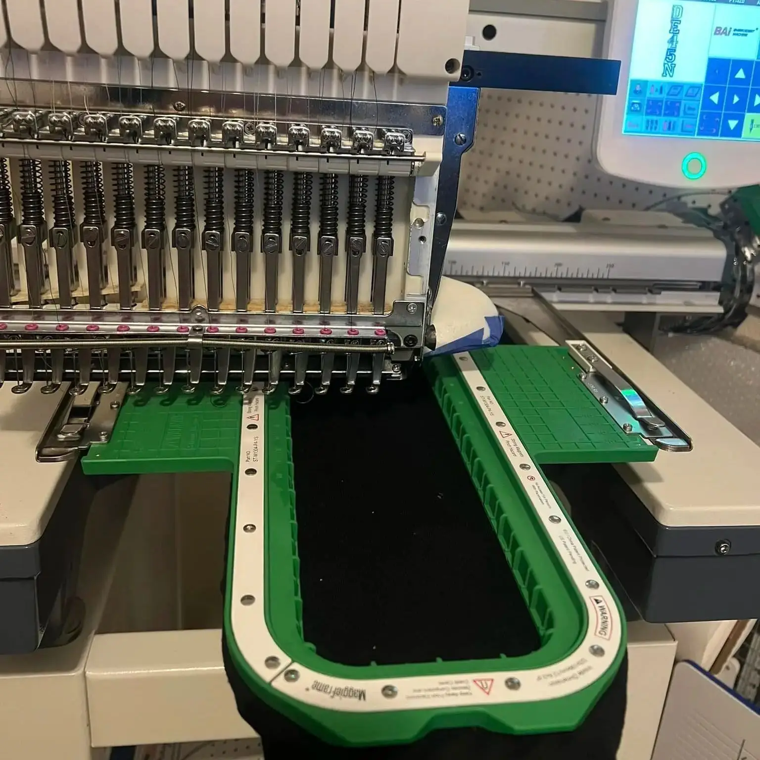 

MaggieFrame Magnetic Hoop 12.6"x3.9" | 320x100mm for BAI Embroidery Machine Mighty Hoop Embroidery hoops