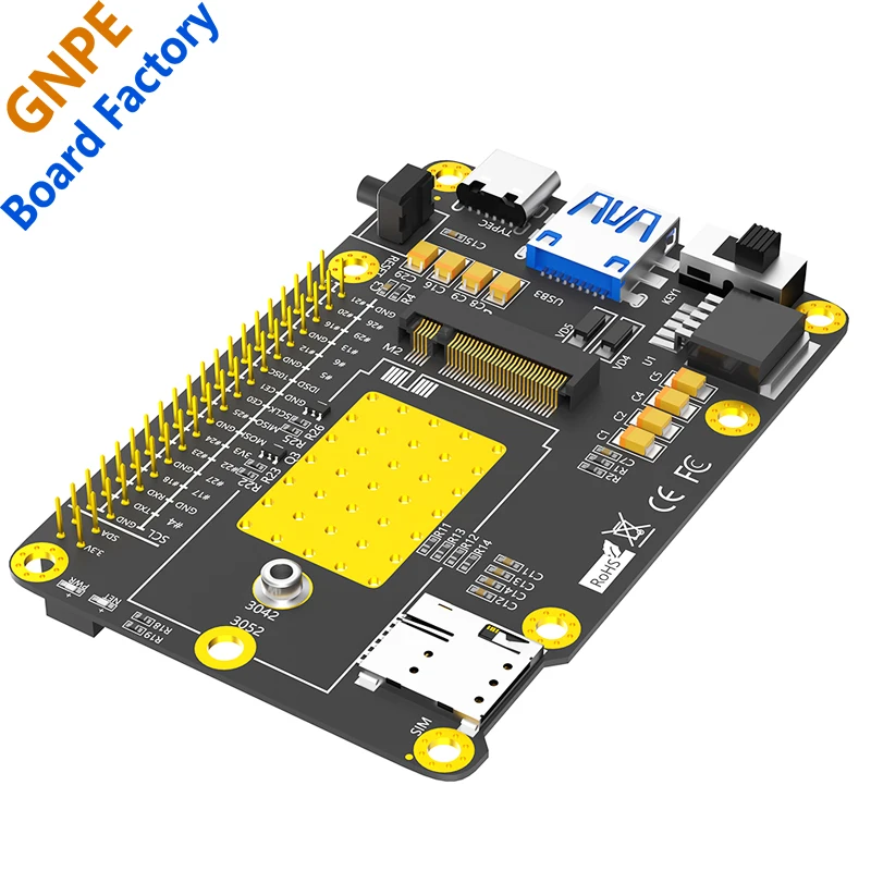 Raspberry PI USB M.2 4G/5G/LTE expansion board GSM/GPRS/EDGE compatible with RM500/SIM8200