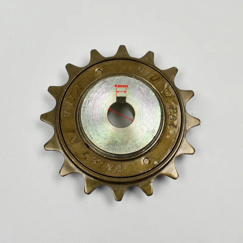 AliExpress NONE 16T 18T 20T 22T Left Drive Freewheel with adaptor for 1/2"x"1/8" Chain and #410 Chain of UnitMotor Ebike Motor MY1018 MY1016Z