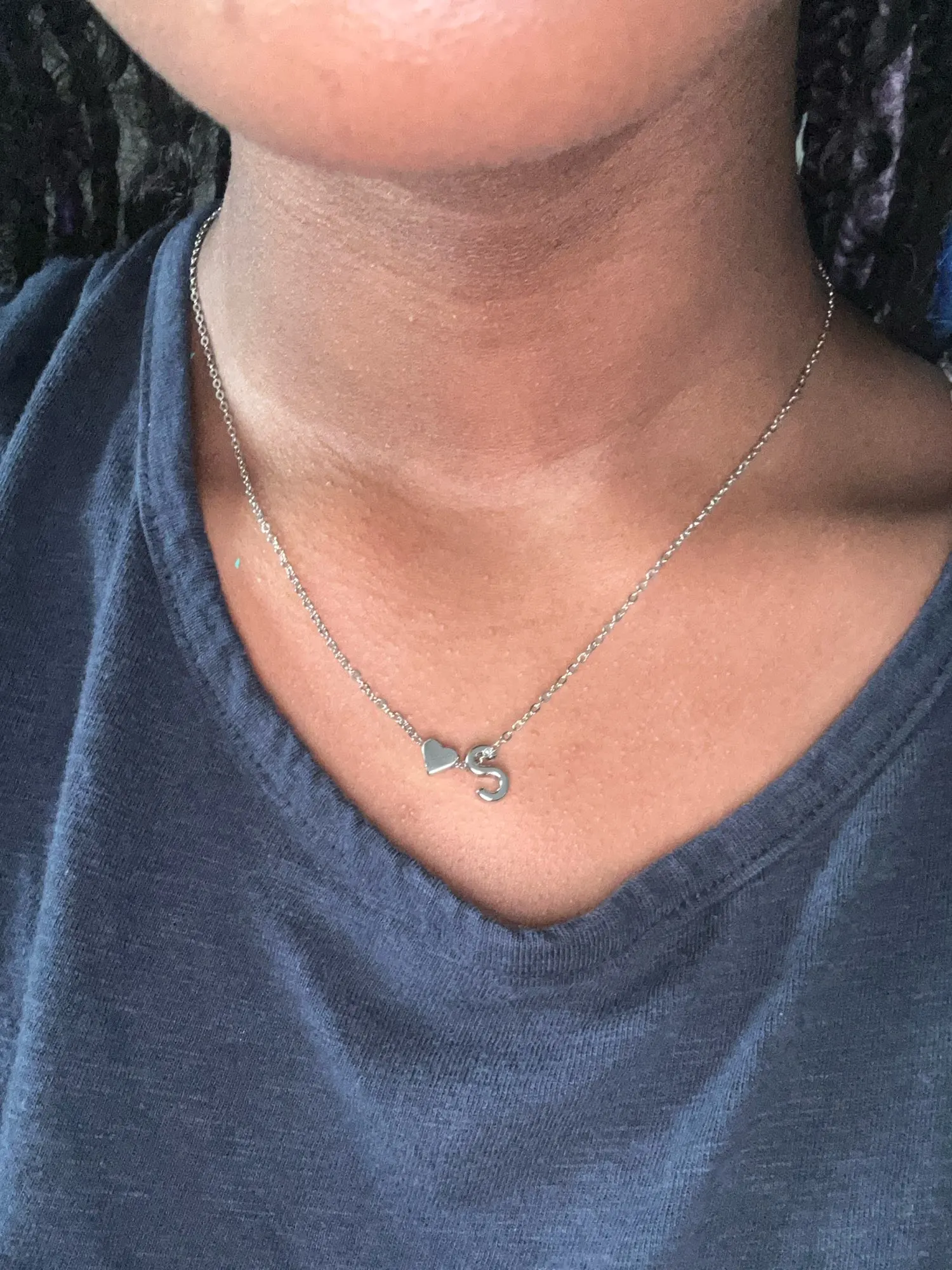 Collier Ella - Initiale Cœur