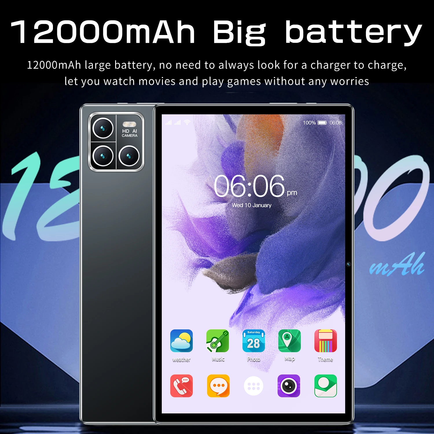 2024 versione globale originale XioaMi PDA 6S Pro Tablet Android14 Snapdragon 888 11 pollici 16GB + 1TB 12000mAh 5G Dual SIM WiFi Tables