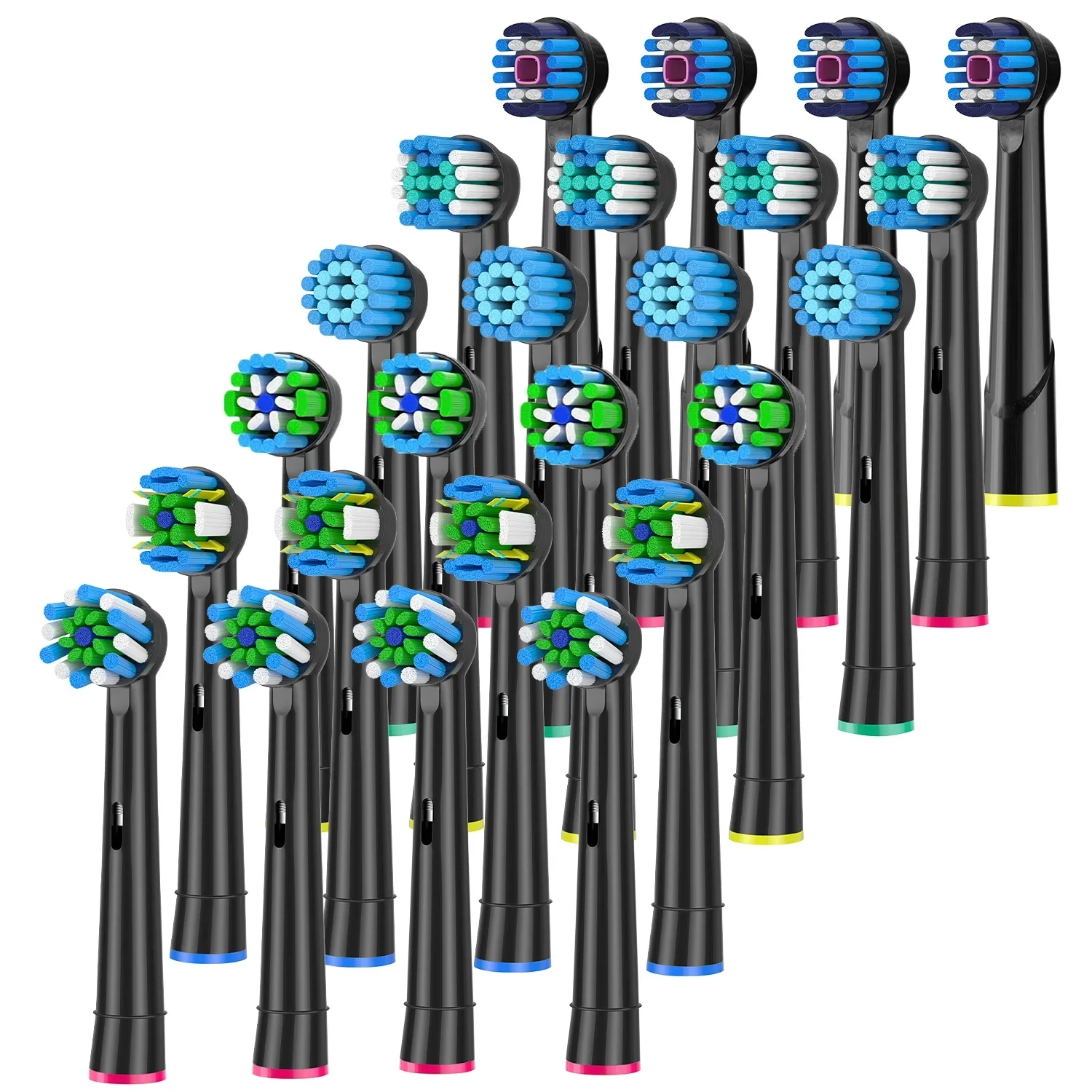 Tête de brosse à dents de rechange pour Oral B, anonyme, sensible, propre, Sensi, ultra-mince, soin des gencives