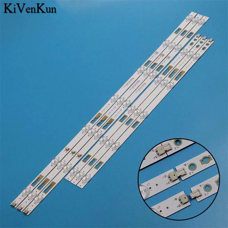 

6PCS Brand New TV's LED Lamp Bars For Hkpro HKP55SM4 Backlight Strips JL.D550C1330-004AS/DS-M_V03 Diagonal Tapes 4C-LB550T-JFAC