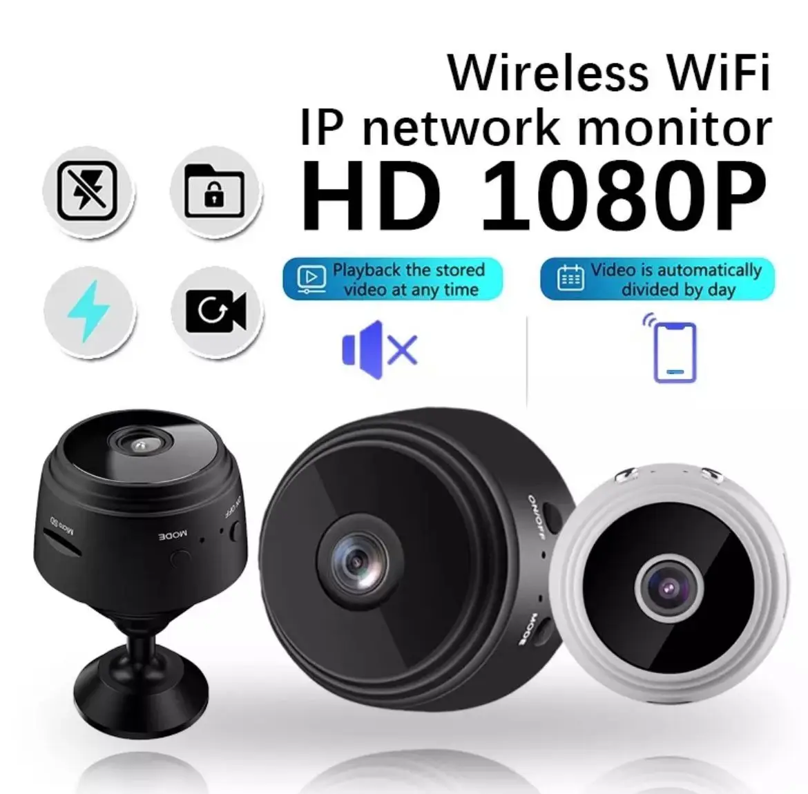 Mini Câmera De Segurança A9 Com Visão Noturna Escondida Pequena wifi Sem Fio/Gravador De Vigilância ip cam Bateria E Áudio