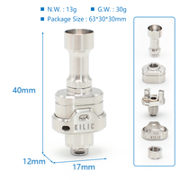 SXK KILLAB Style RBA Bridge for SXK BB / Billet 60w/70wBox Mod Kit / Boro Air Pin 1.2 / 2.0 / 2.5 / 3.0 / 3.5mm