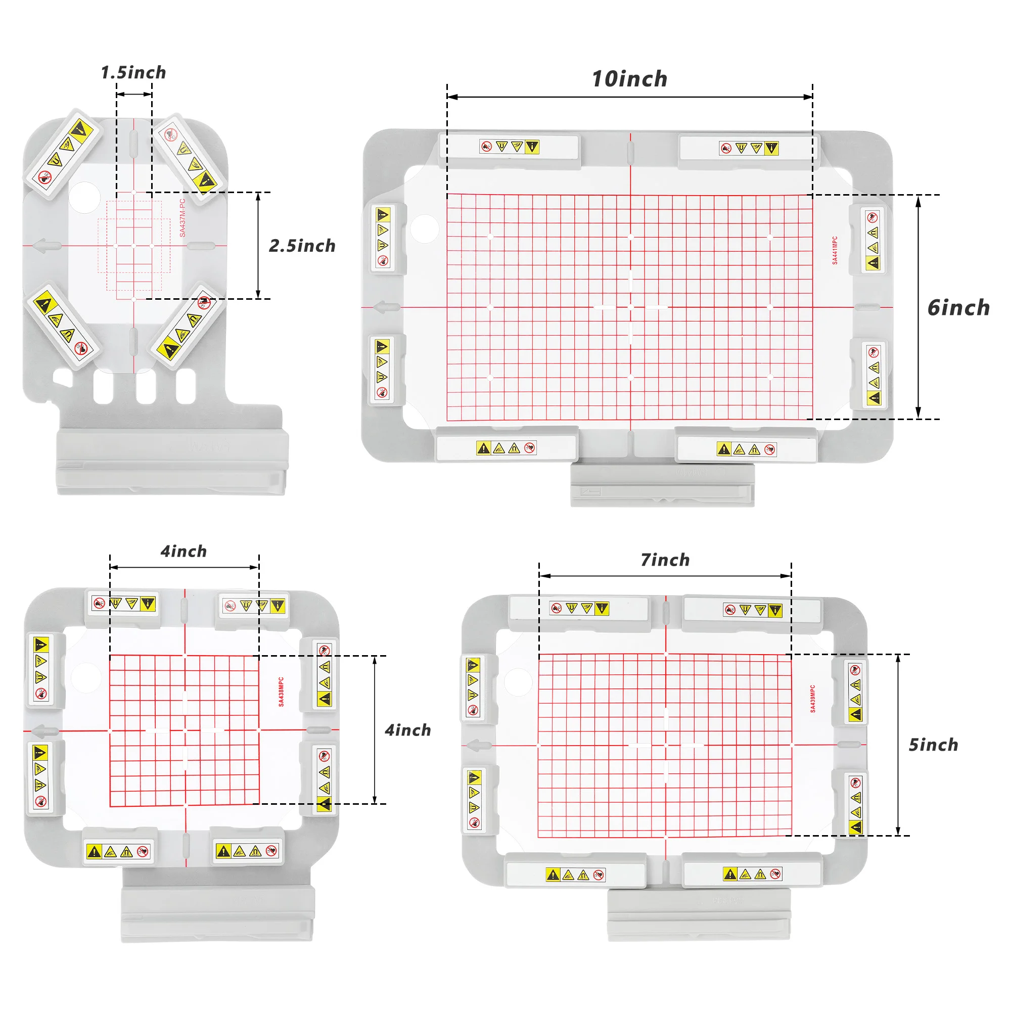 

Магнитные кольца-держатели 4in1-BMK для Brother NQ1700E NQ1600E NV2700 NV880E NV850E NV870SE NV800E V3 V3LE XJ1 XE1 XJ2 XE2