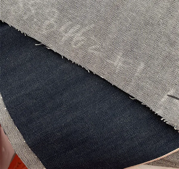 12oz Rope Dye Affordable Selvedge Denim Material Right Hand Twill Slub Denim Jeans Fabric Manufacturers W284622