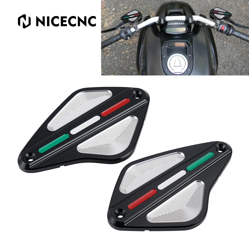 

For 2019 2020 2021 Ducati Diavel 1260/S Brake Clutch Fluid Reservoir Cap Covers for Ducati XDiavel/S 2016-2021 Diavel 2010-2018