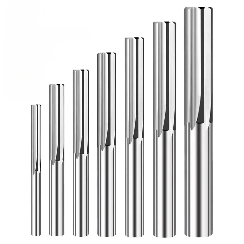 Rozwiertak maszynowy BB 2,91 mm ~ 7,42 mm Prosty rowek Węglik spiekany Niepowlekany Tolerancja Uchwyt Frez do metalu CNC do aluminium — zdjęcie 2
