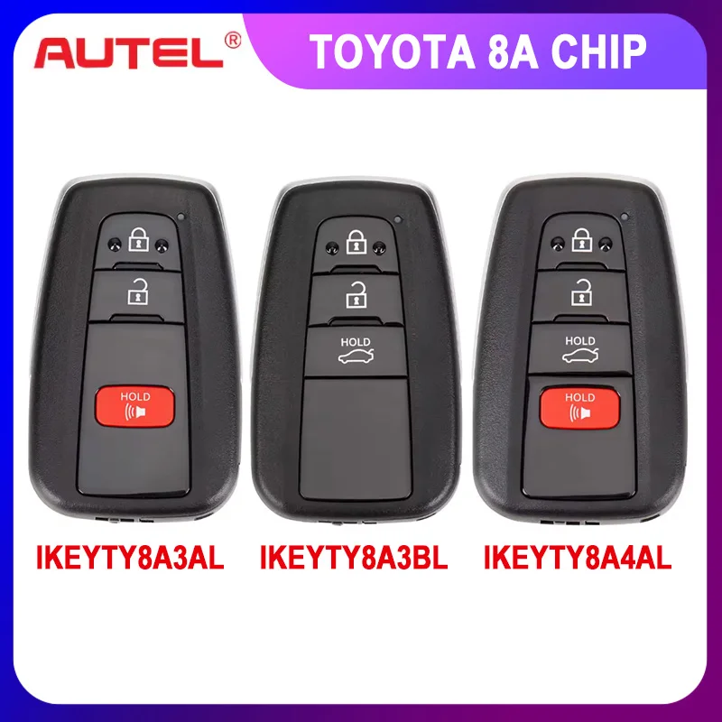 

Autel iKey Универсальный смарт-ключ Toyota Style 8A Чип для программатора MaxiIM KM100 IM508 IM608 IKEYTY8A3AL IKEYTY8A3BL IKEYTY8A4AL